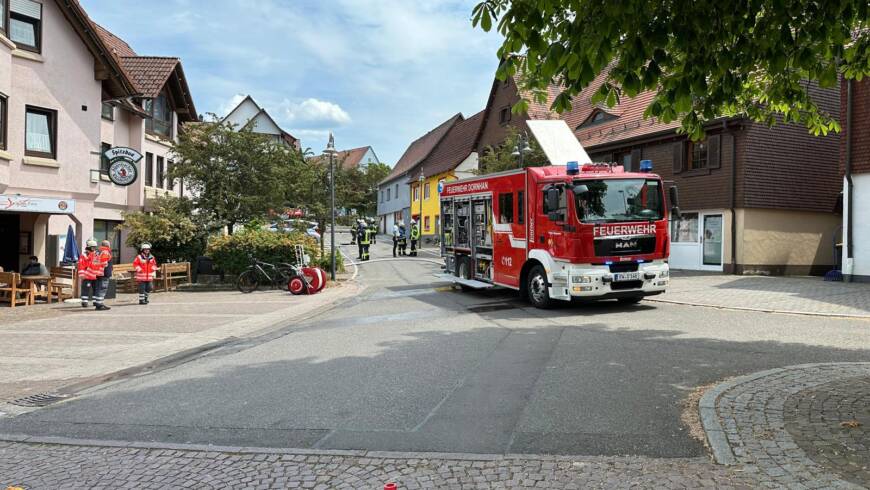 B4 Gebäudebrand