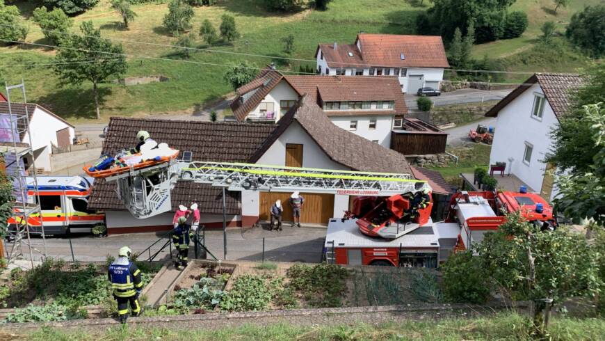 H HDL Rettungsdienst benötigt Drehleiter