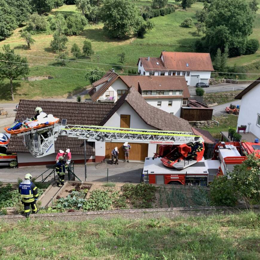 H HDL Rettungsdienst benötigt Drehleiter