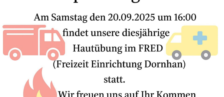 Hauptübung 2025