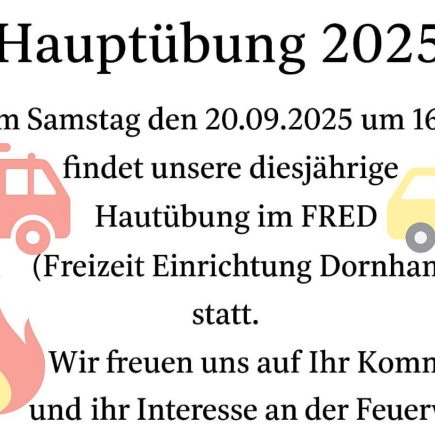 Hauptübung 2025