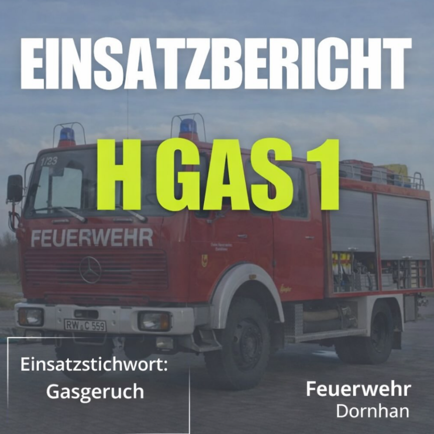 H Gas 1 Unklarer Gasgeruch