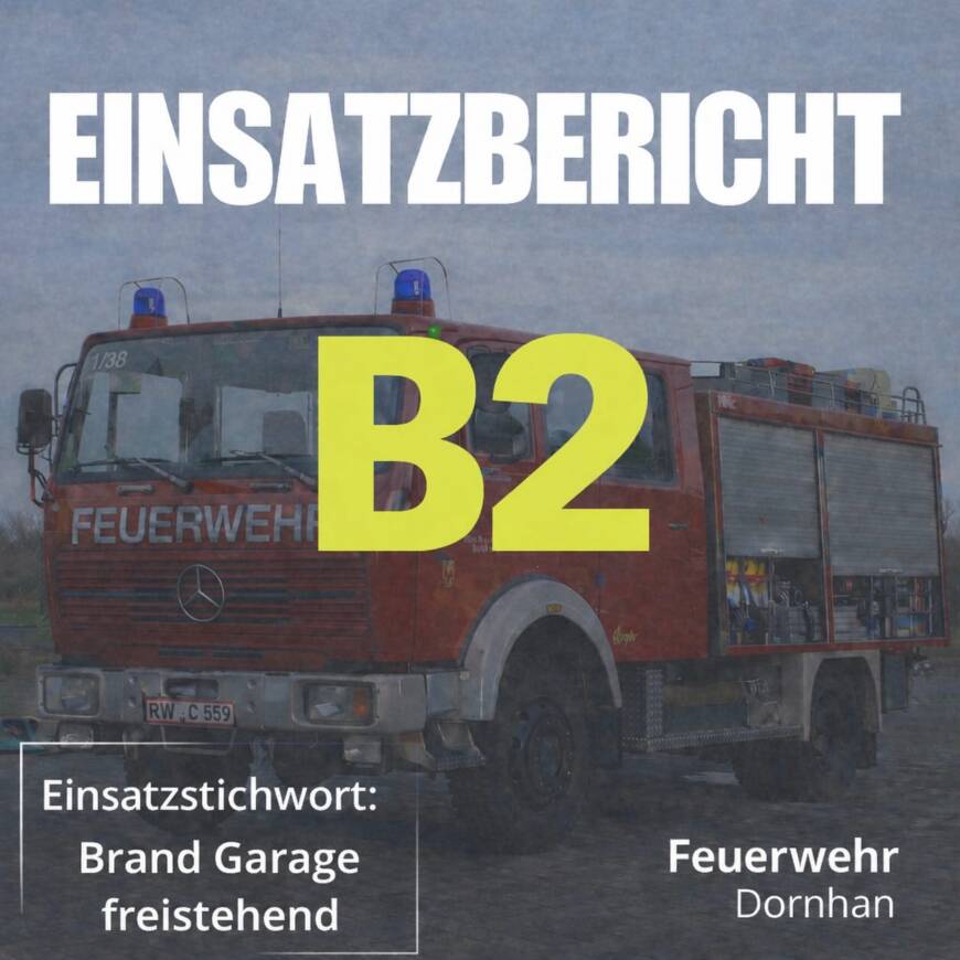B2 Brand Garage freistehend
